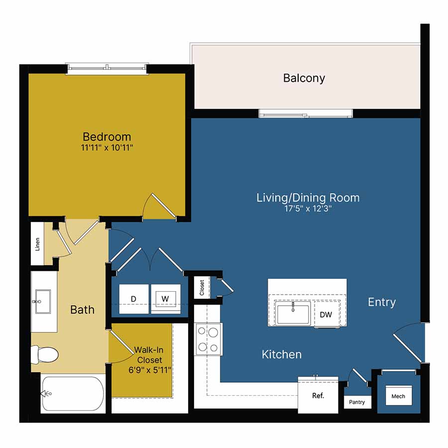 A1 floor plan