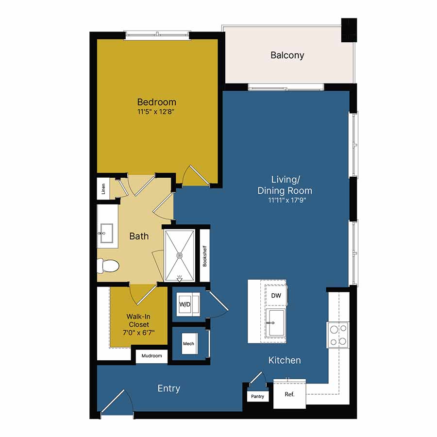A2 floor plan