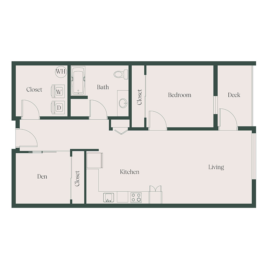 Den Summit ADA floor plan