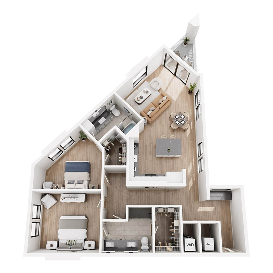 B6 floor plan