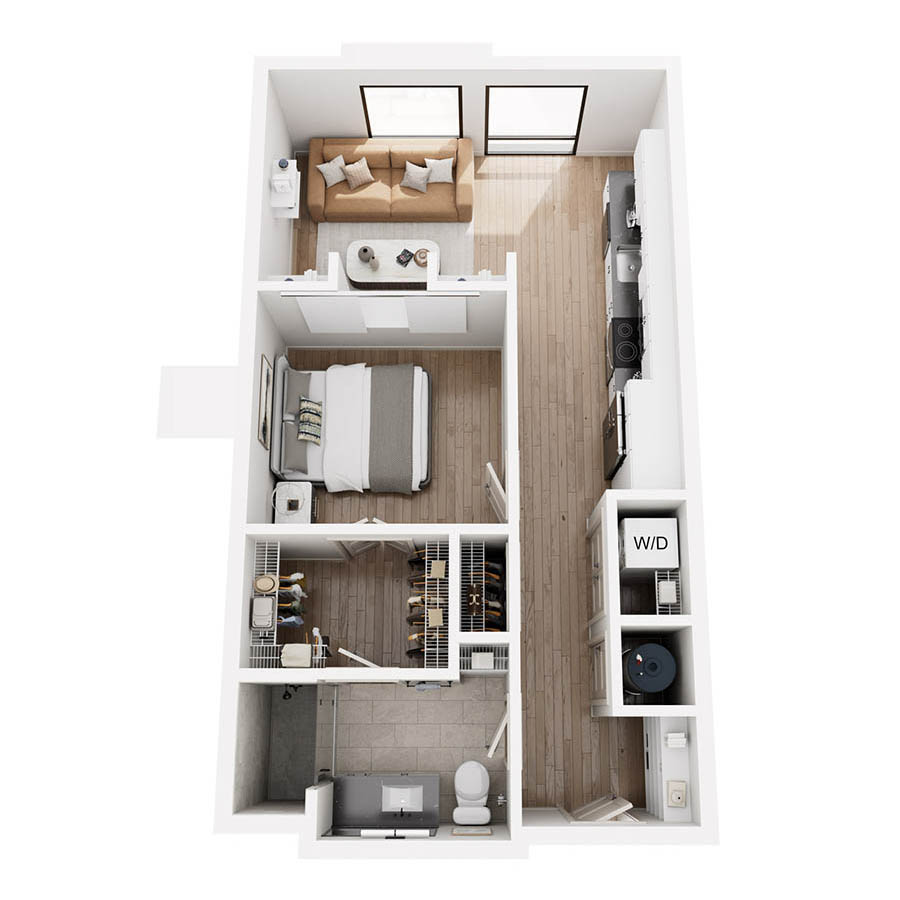 A2 floor plan