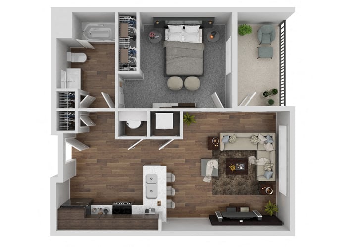 A1 floor plan
