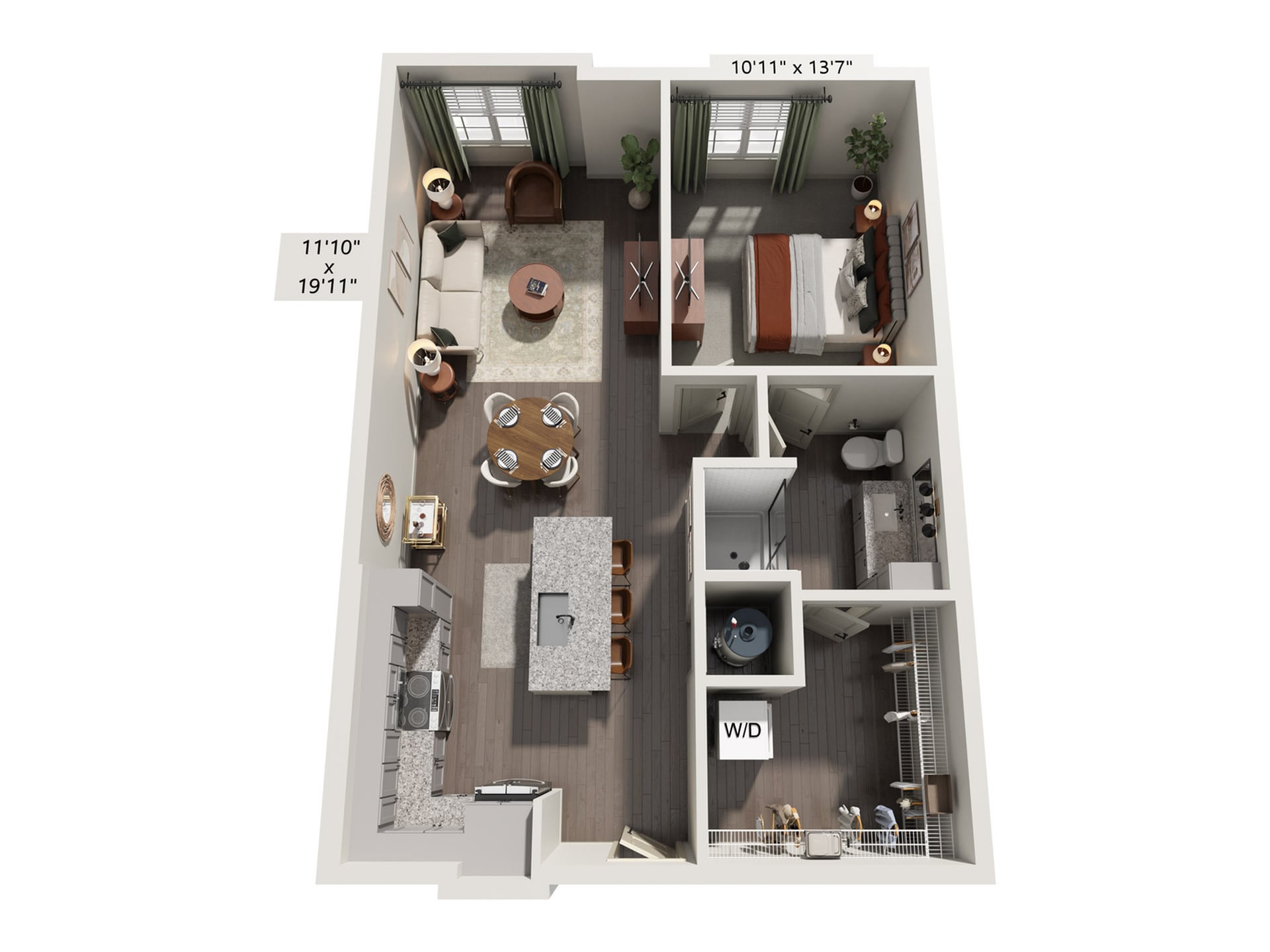 A2 floor plan