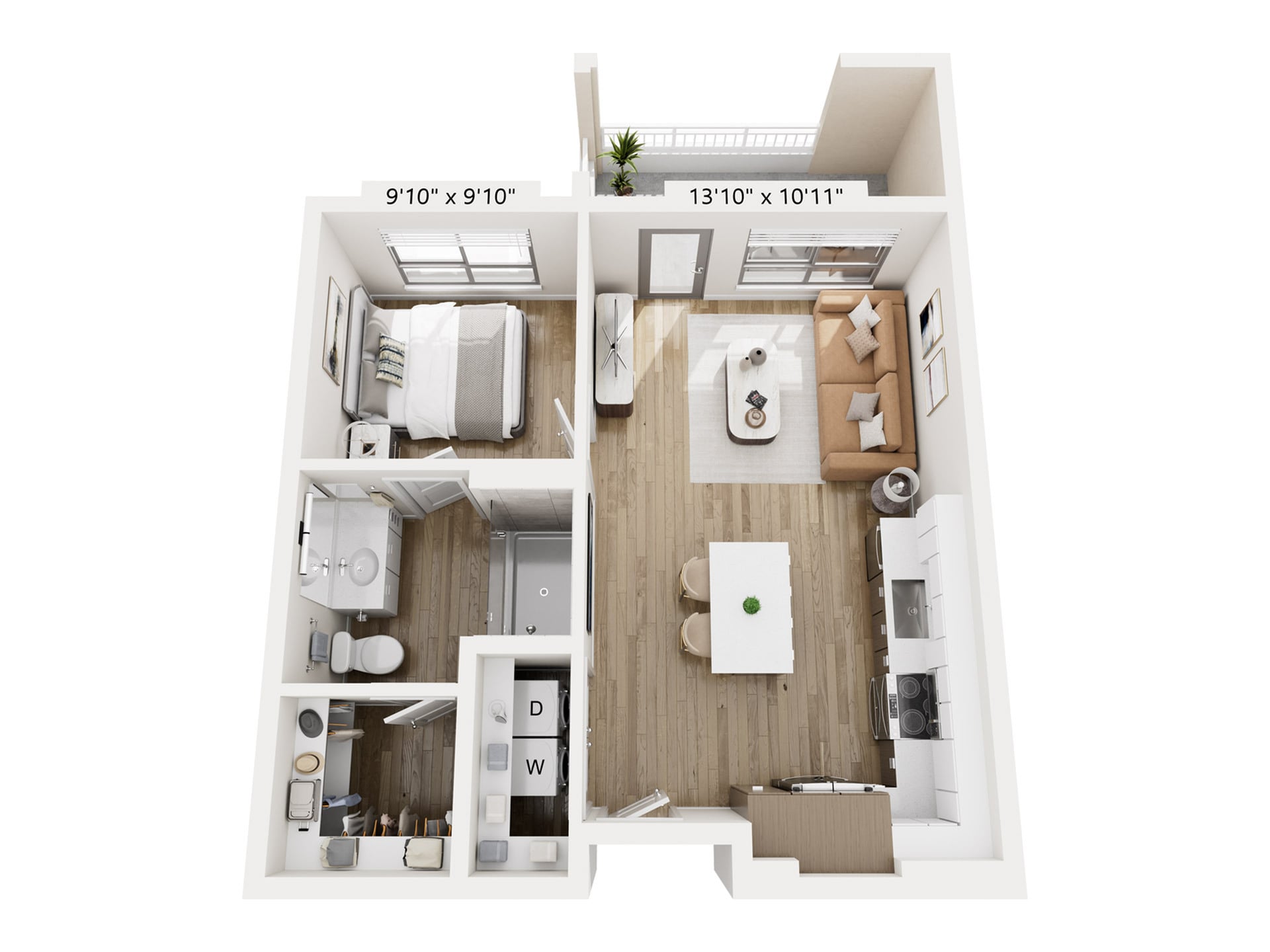 A1 floor plan