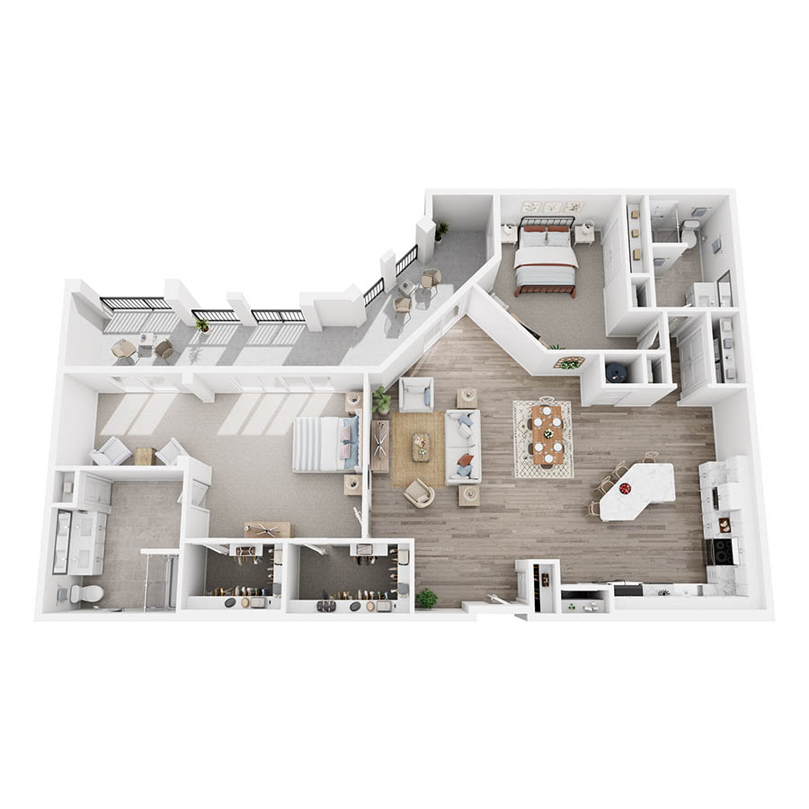Caladium Deluxe floor plan