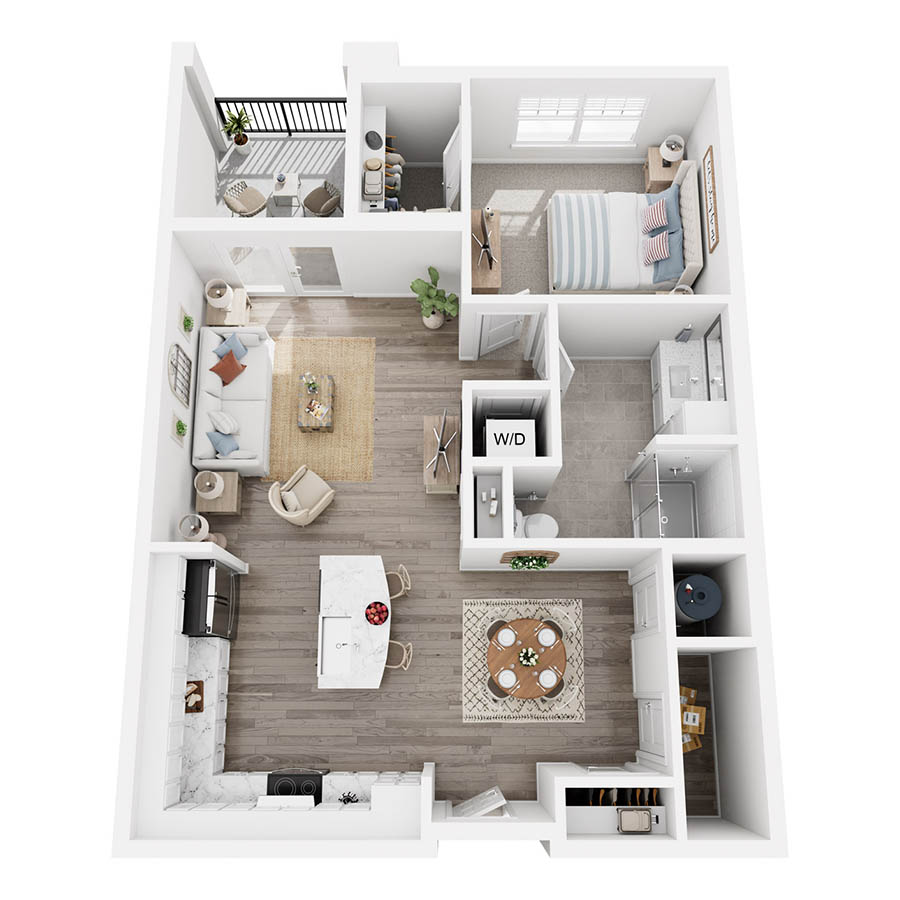 Periwinkle Deluxe floor plan