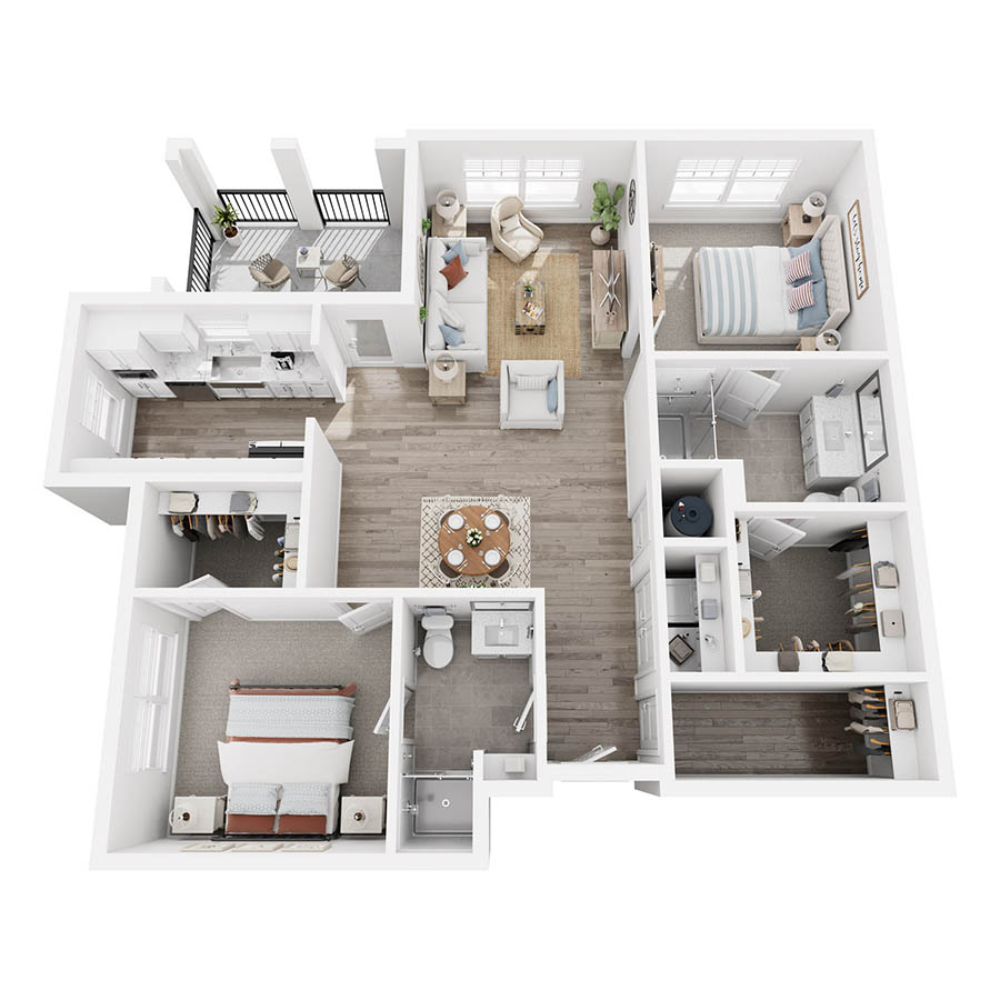 Violet A floor plan