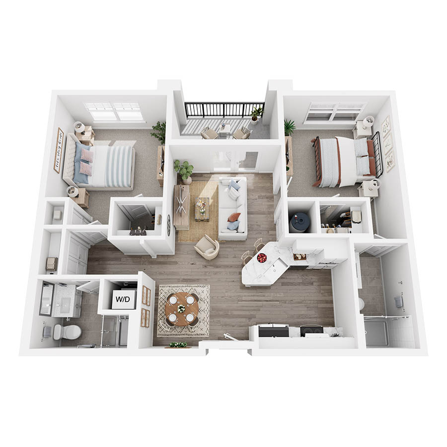 Dahlia Deluxe floor plan