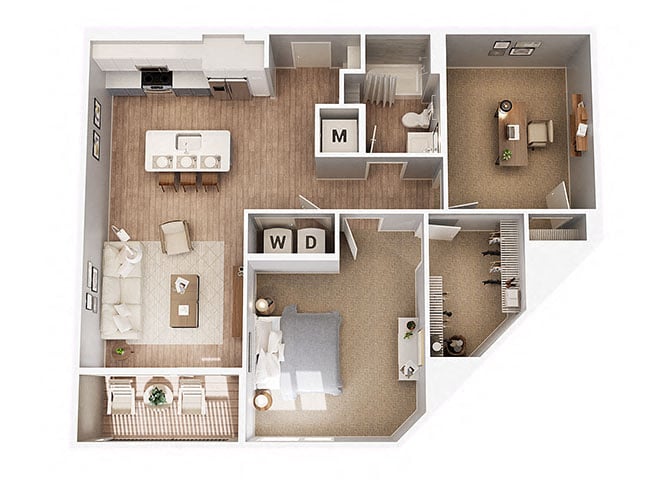 A2 floor plan