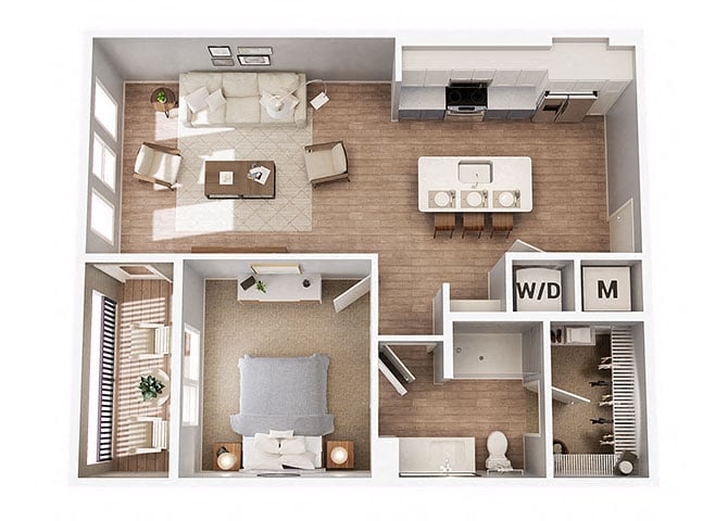 A1 floor plan