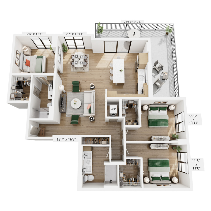 C1 floor plan