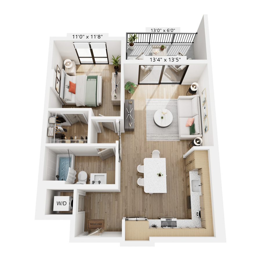A1 floor plan
