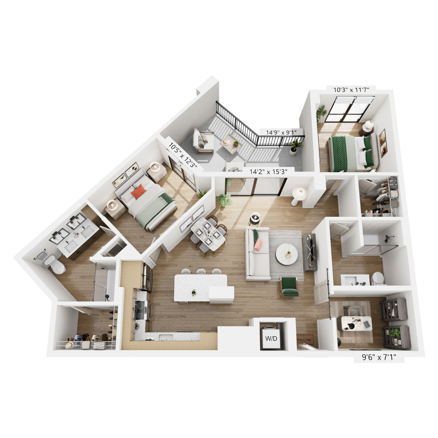 B2 floor plan