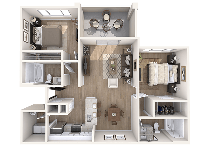 Ocotillo Renovated floor plan