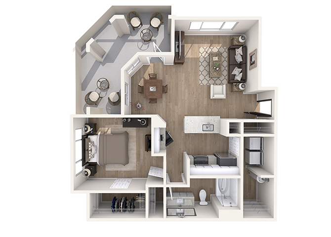 Agave Renovated floor plan