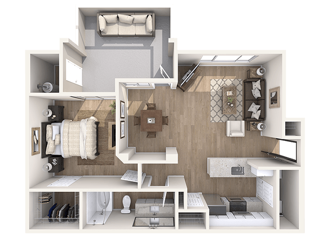 Saguaro Renovated floor plan