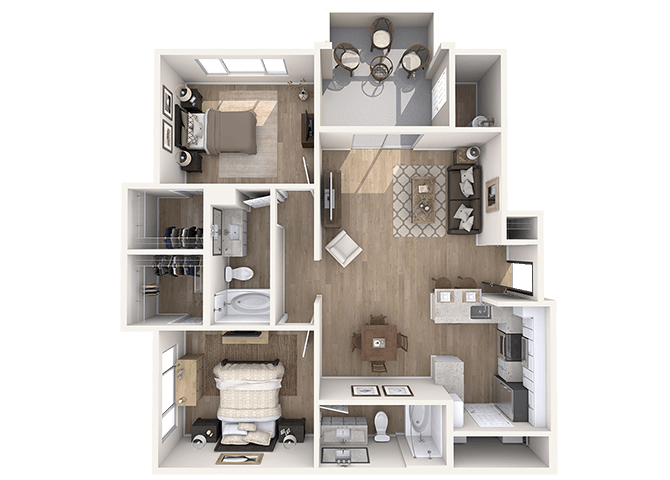 Lantan Renovated floor plan