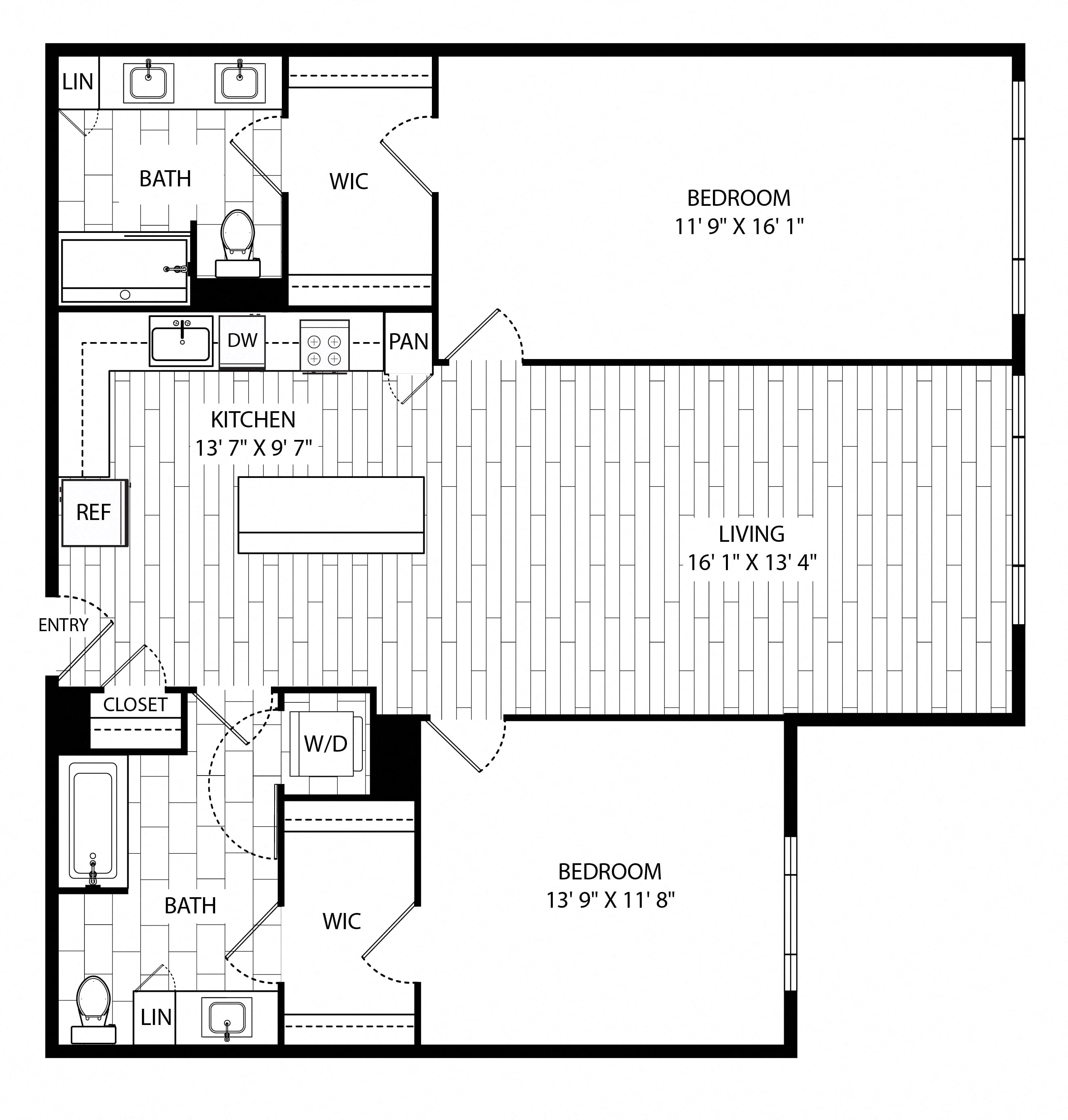 Walnut floor plan