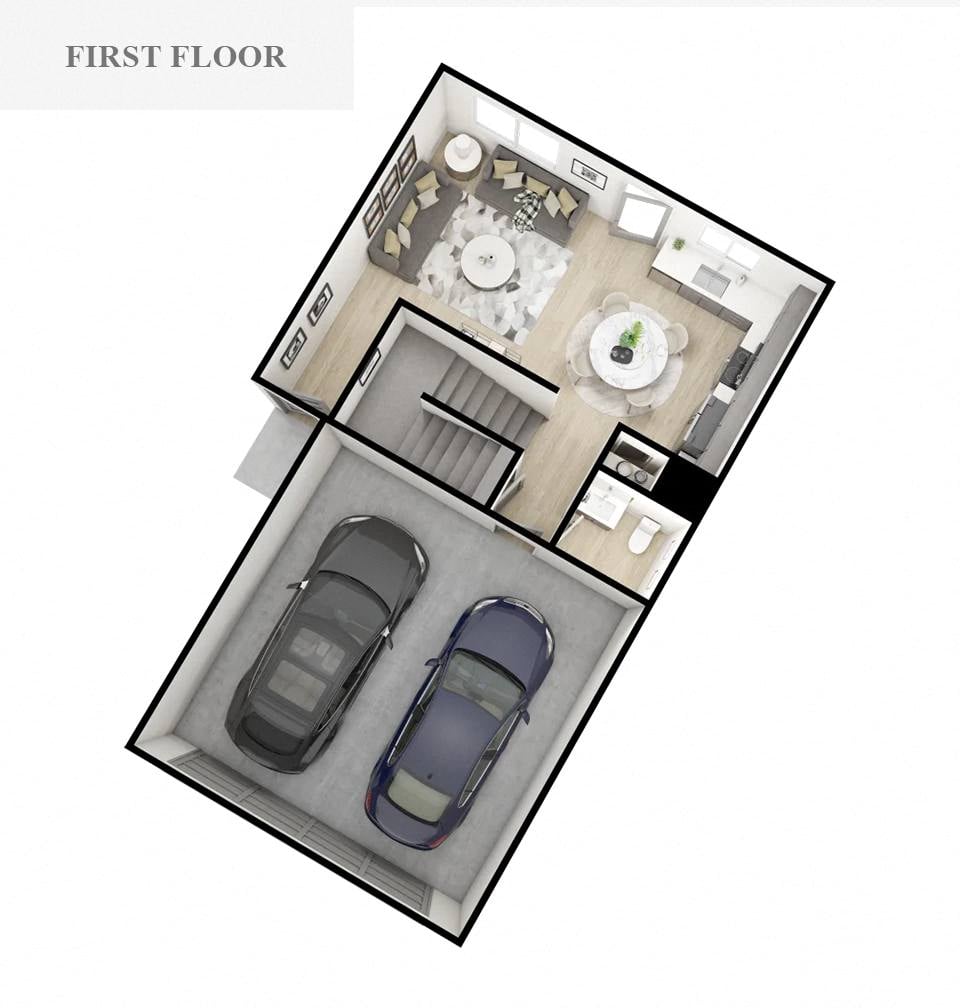 Denali 3-Bed W/Finished Basement floor plan