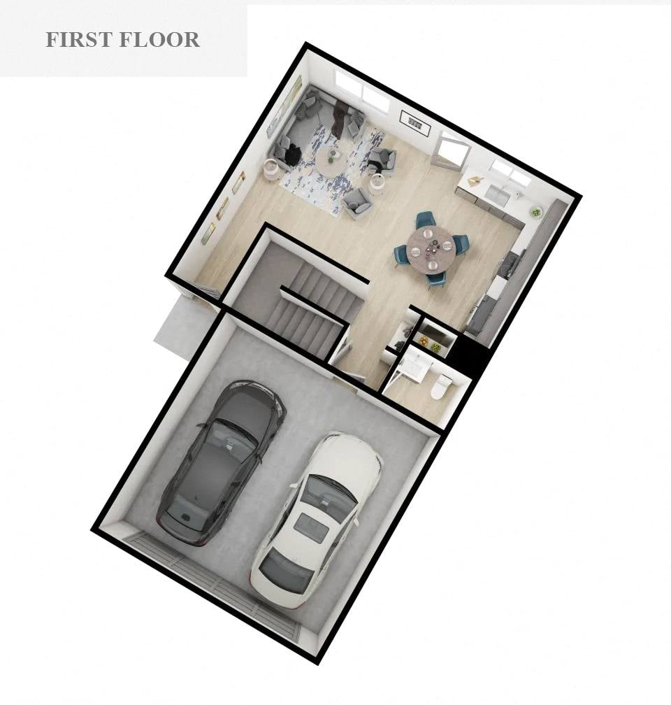 Yellowstone 4-Bed w/Finished Basement floor plan