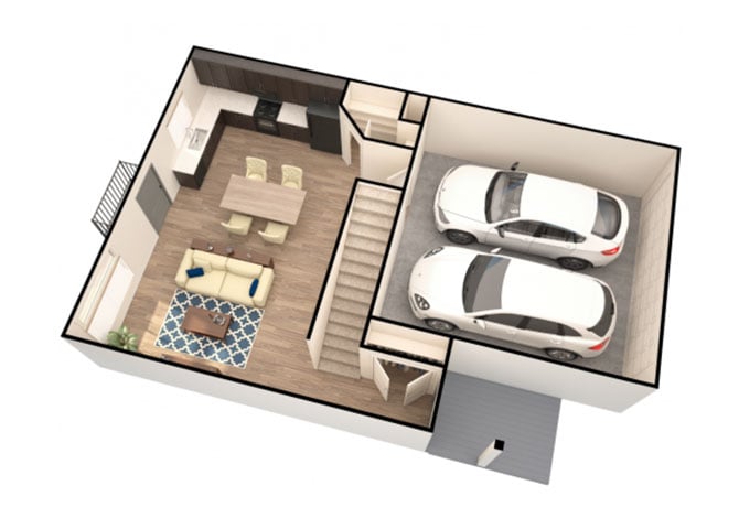 Timberline 3-Bed floor plan