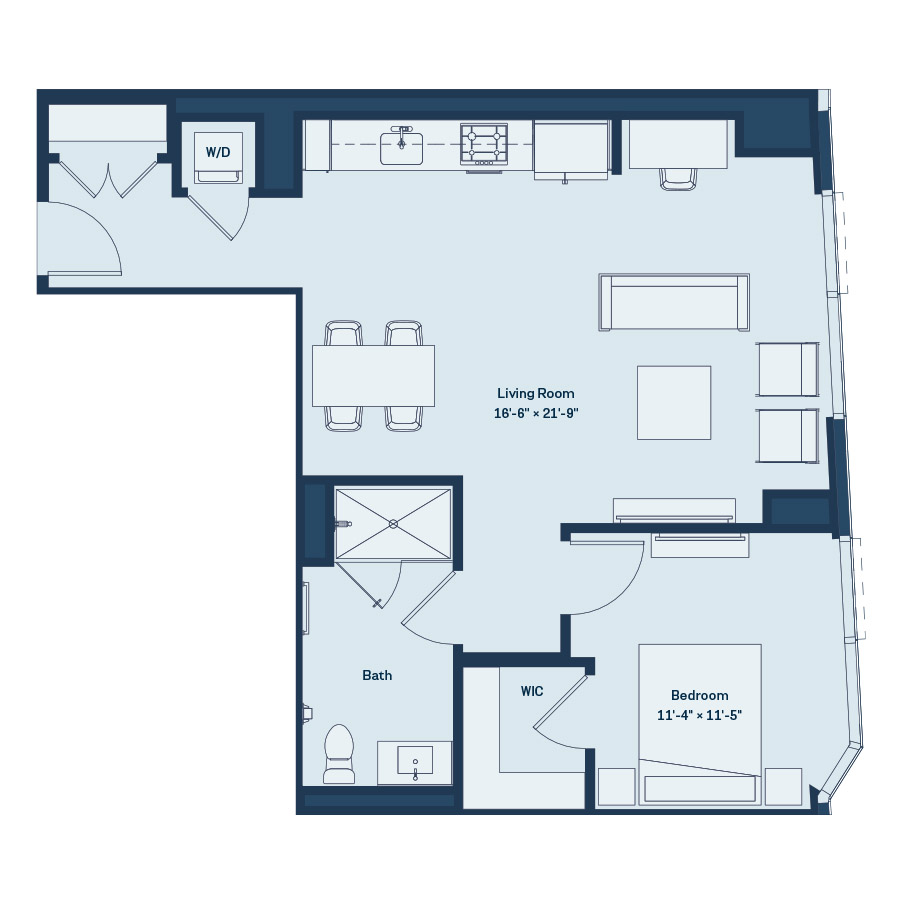 Unit 0908 floor plan