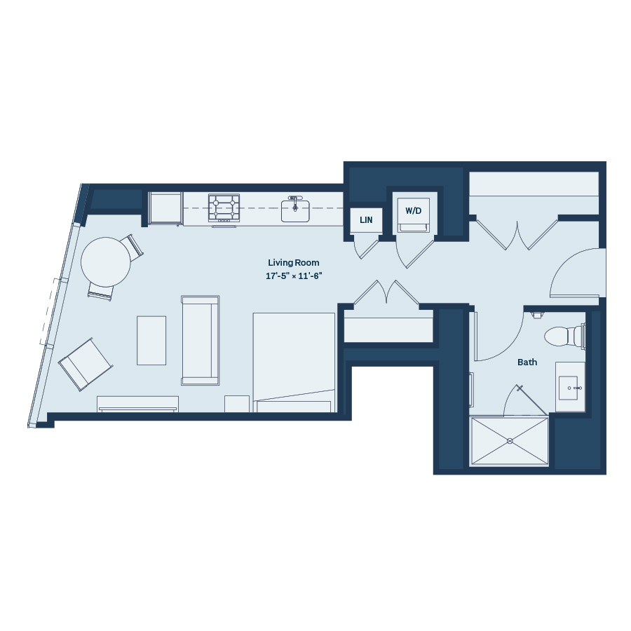 Unit 2501 floor plan