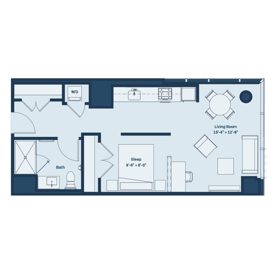 Unit 0511 floor plan