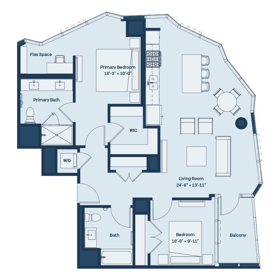 Unit 2012 floor plan
