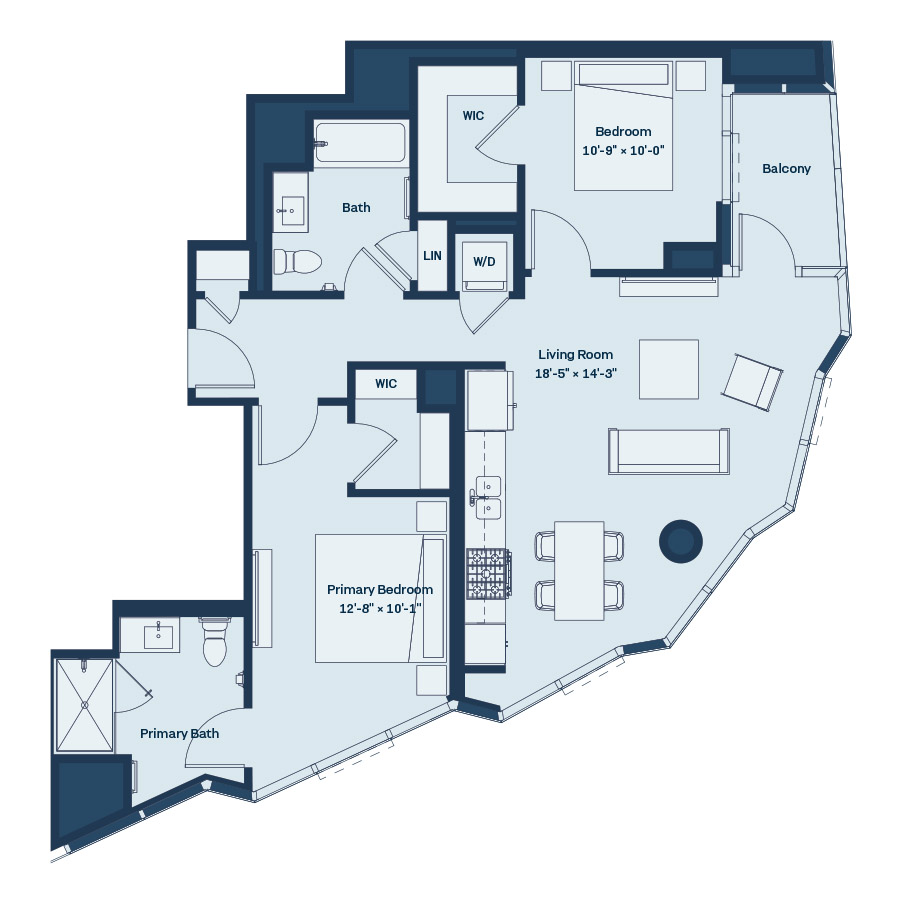 Unit 1306 floor plan