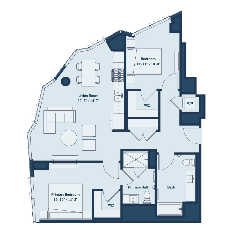 Unit 2013 floor plan