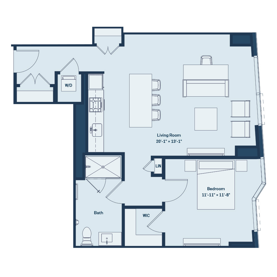 Unit 3607 floor plan