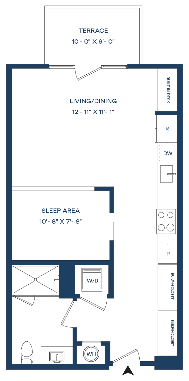 Studio-S1-T Smyth floor plan