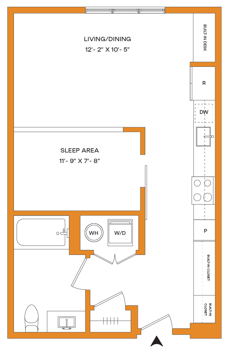 Studio-S6 Mason floor plan
