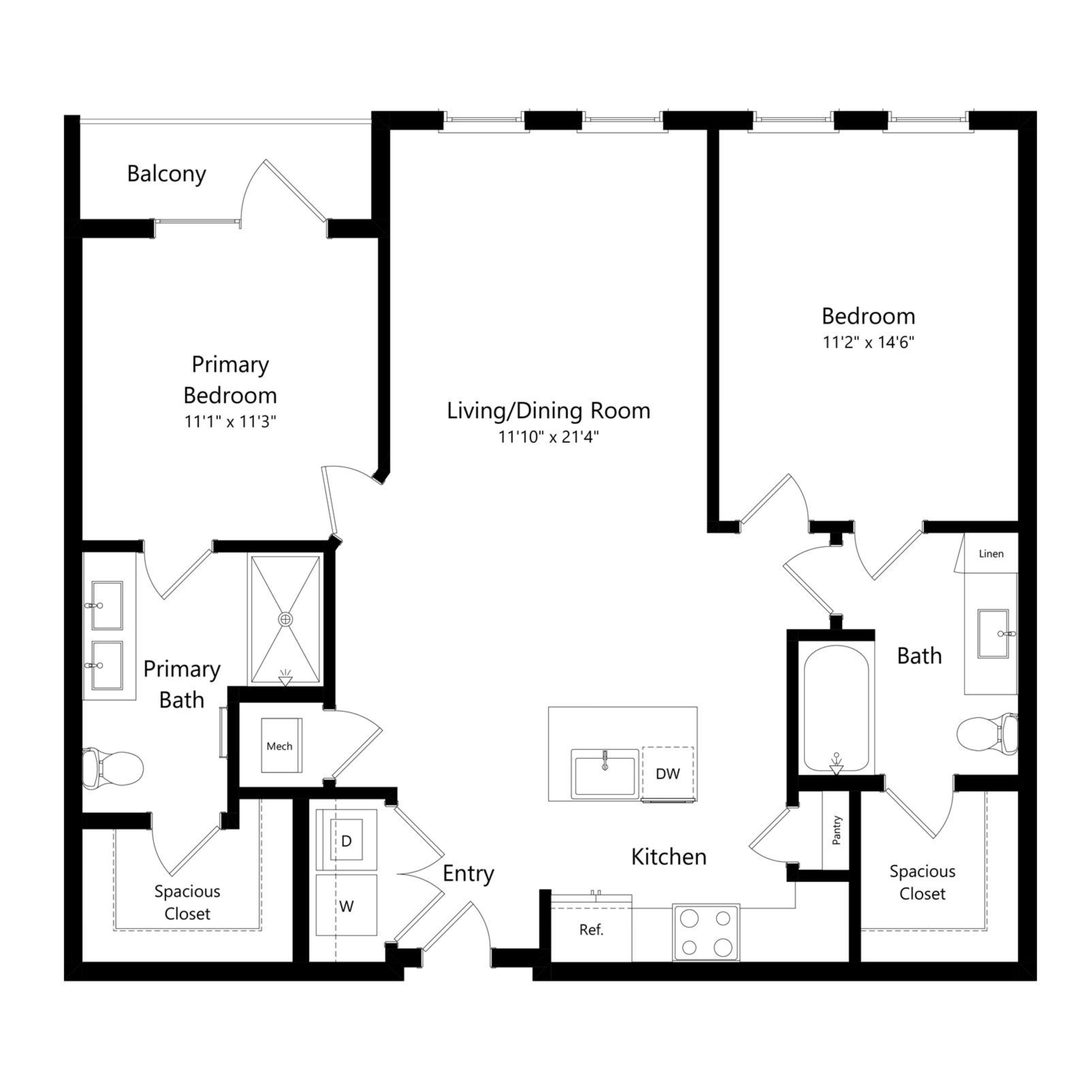 B2 floor plan