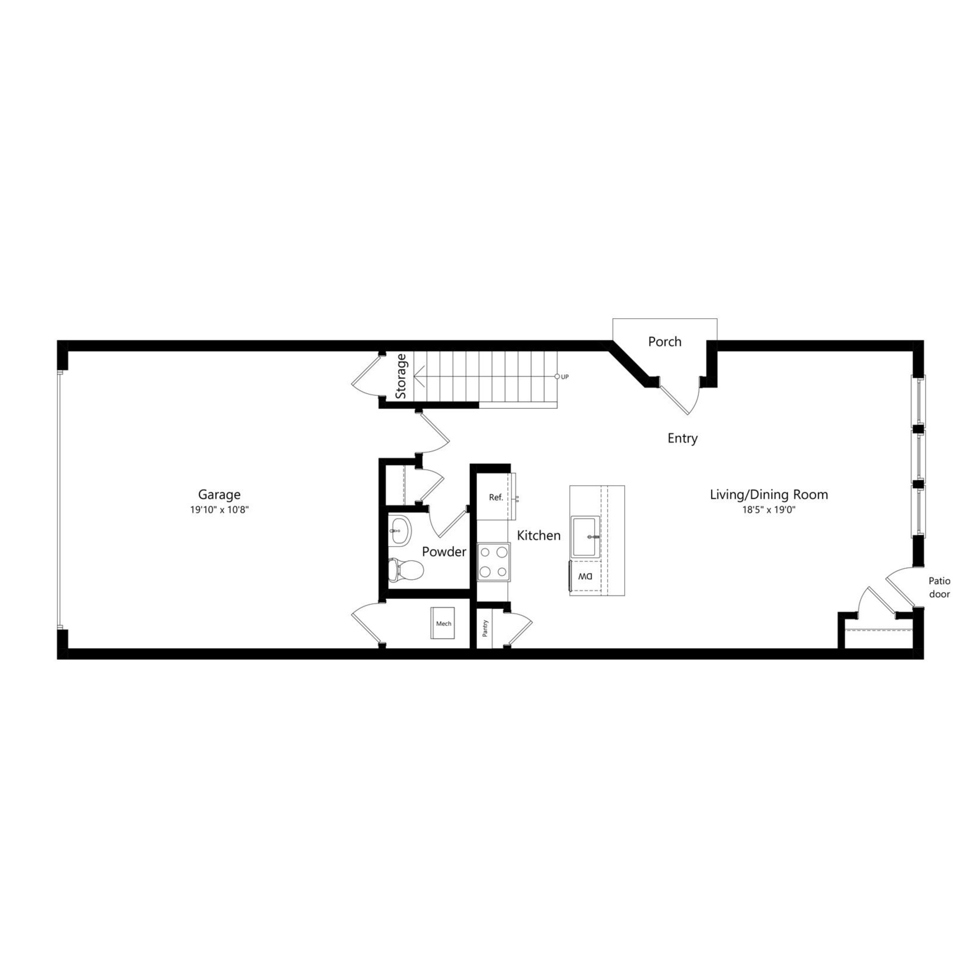 TH-H floor plan