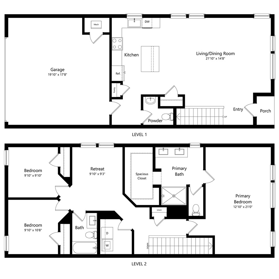 TH-F floor plan