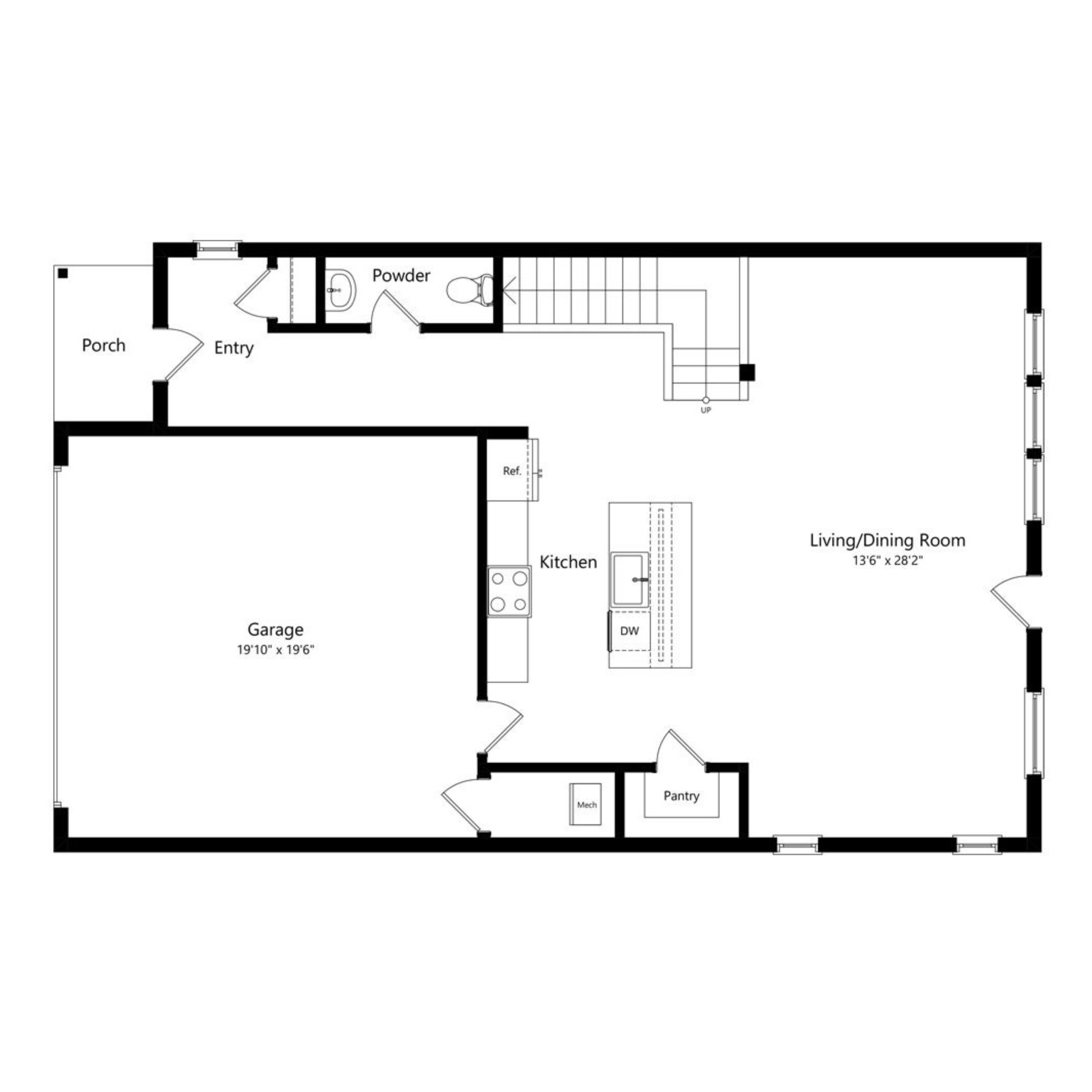 SF-B floor plan