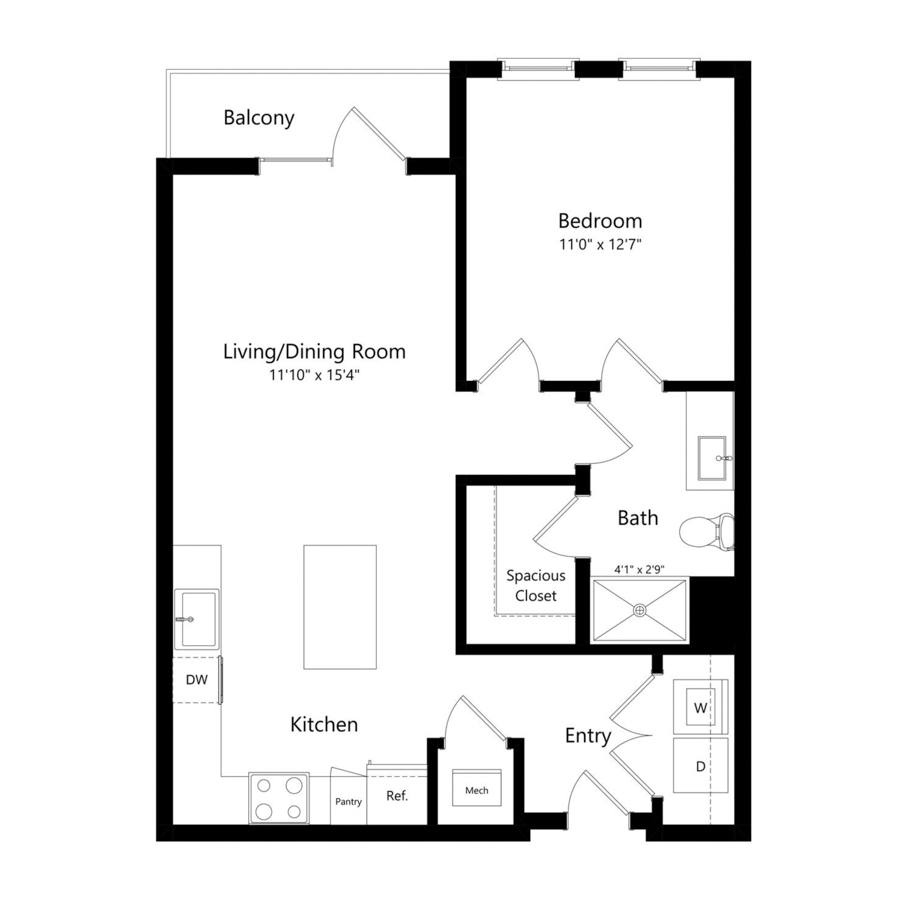 A1 floor plan