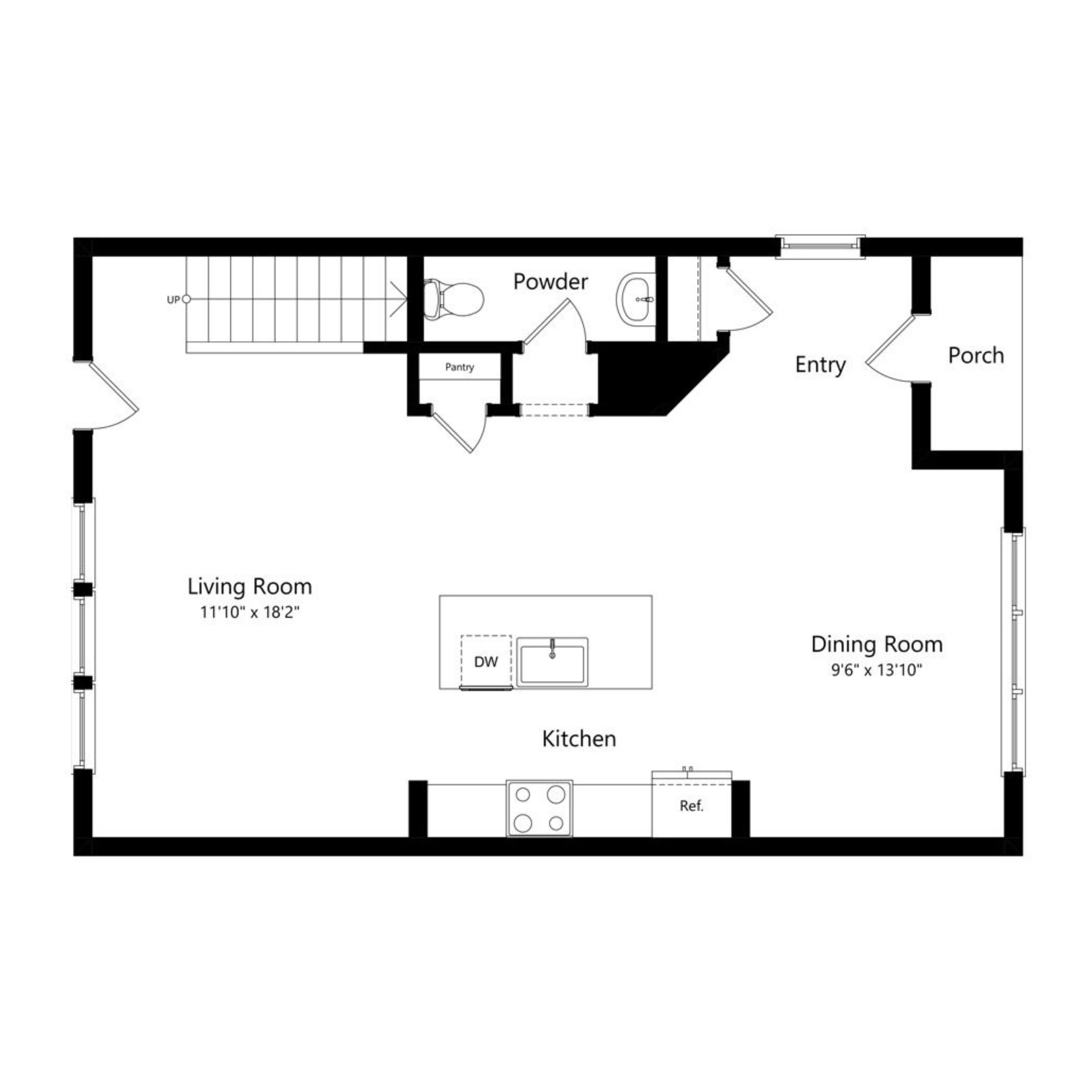 SF-D floor plan