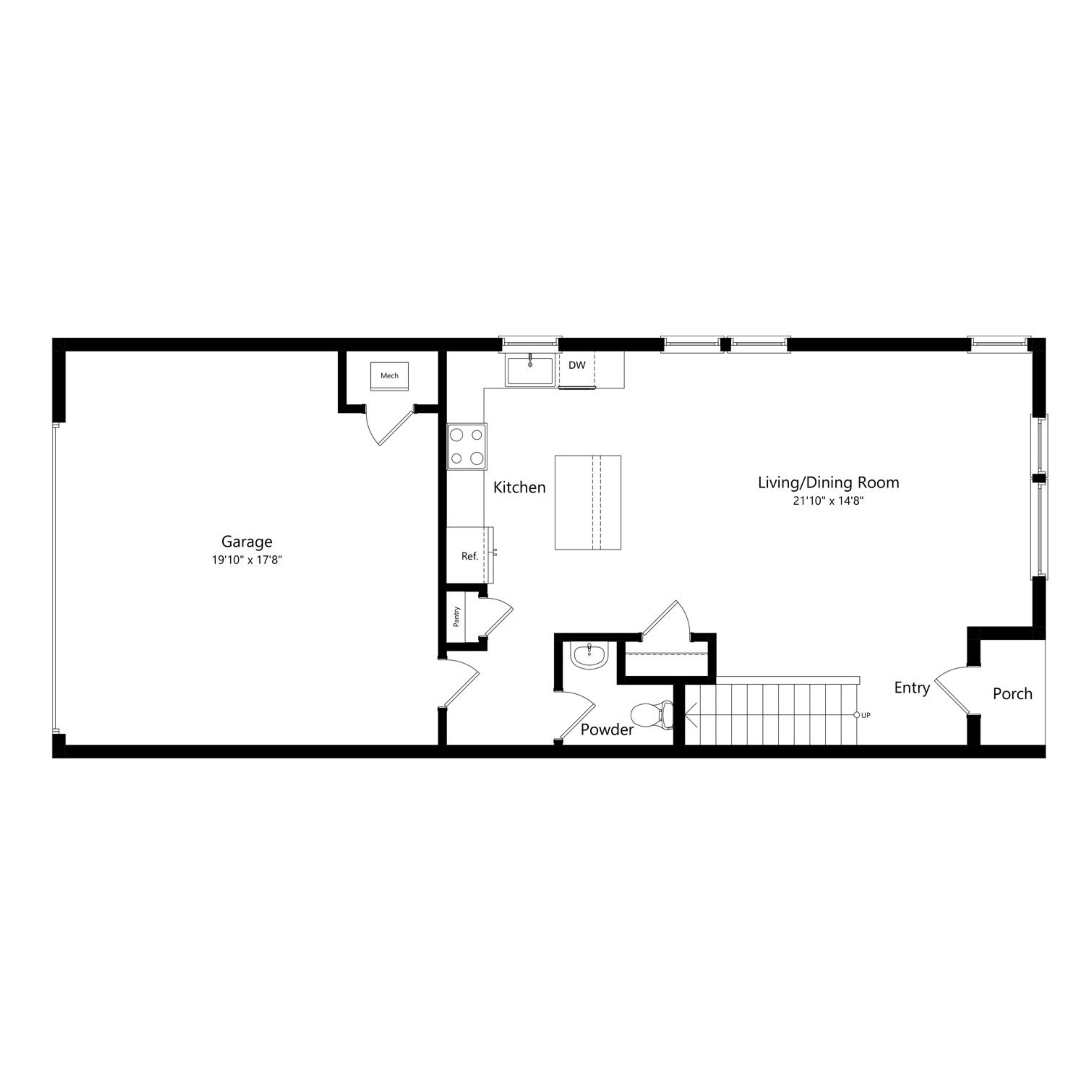 TH-F floor plan