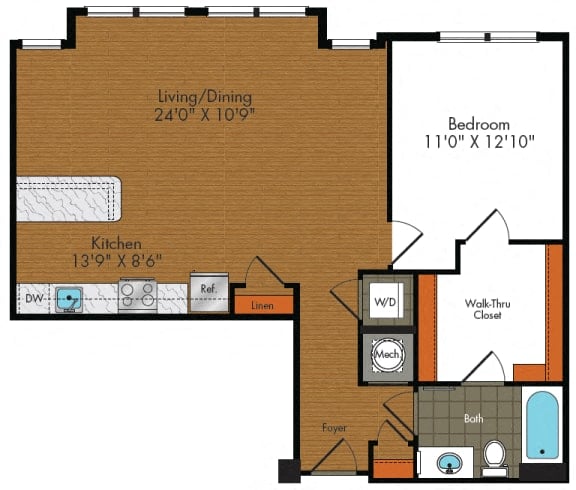 A14 floor plan