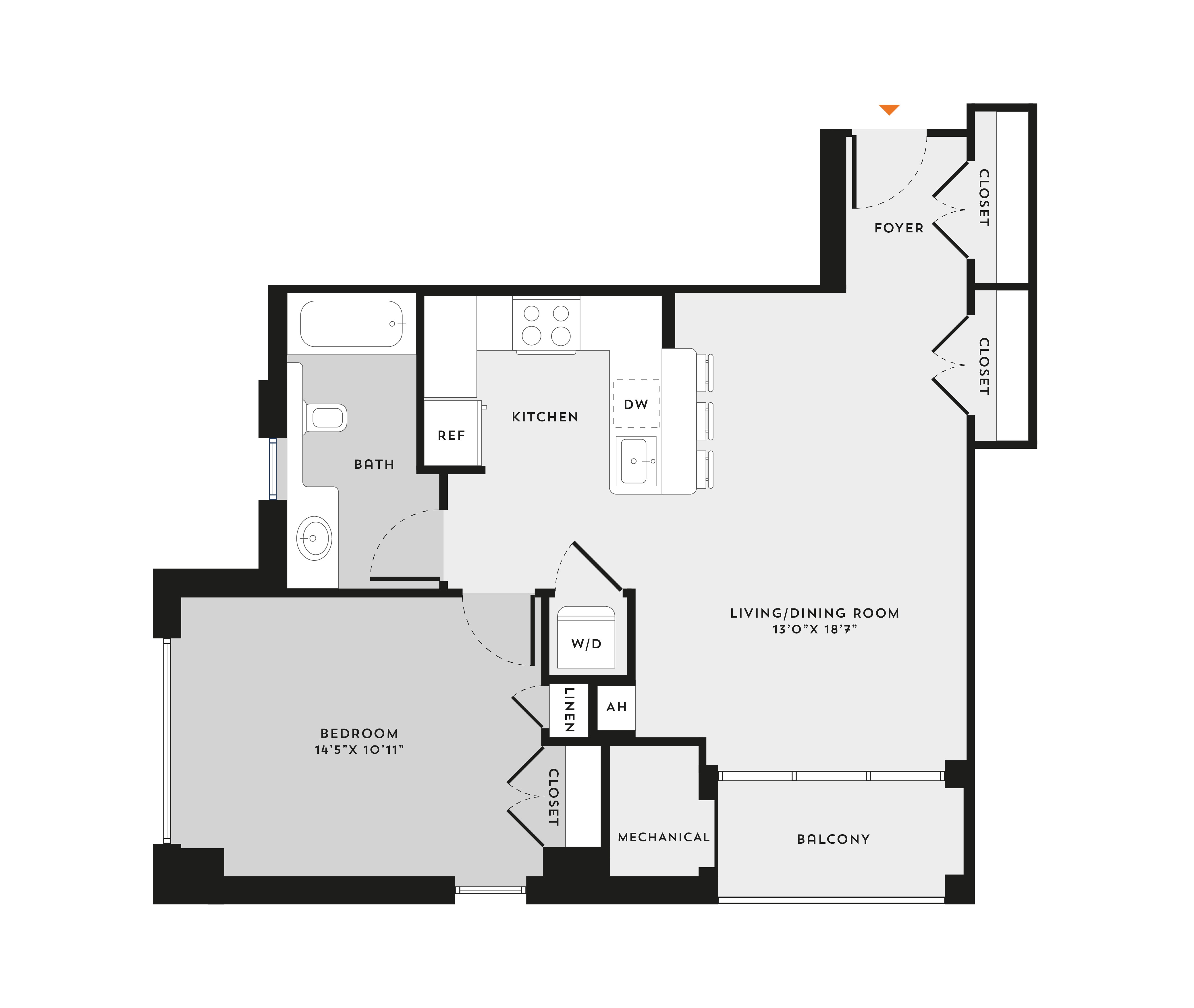 1A floor plan