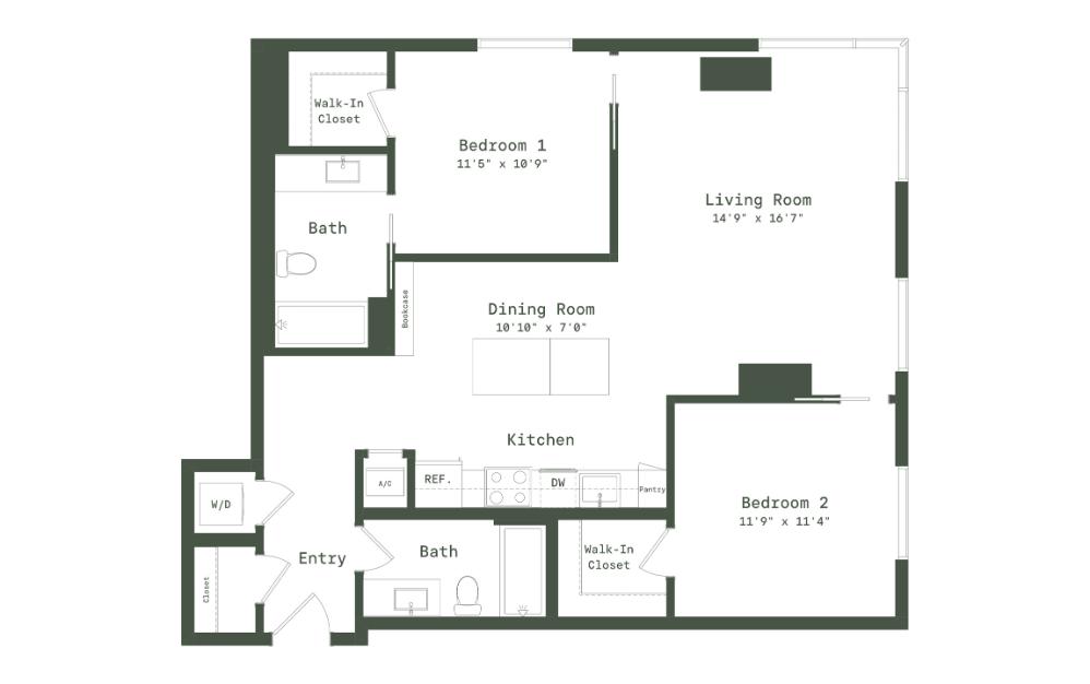TD1 floor plan