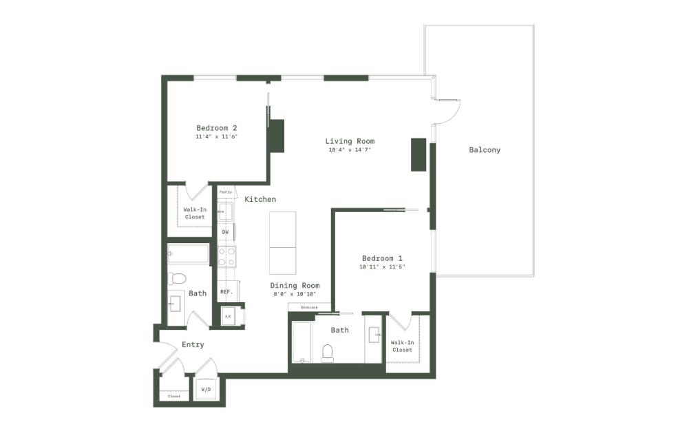 TD2 floor plan