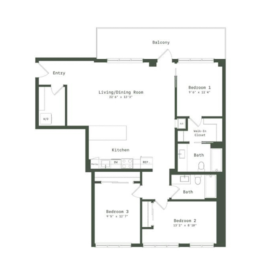 PE1 floor plan