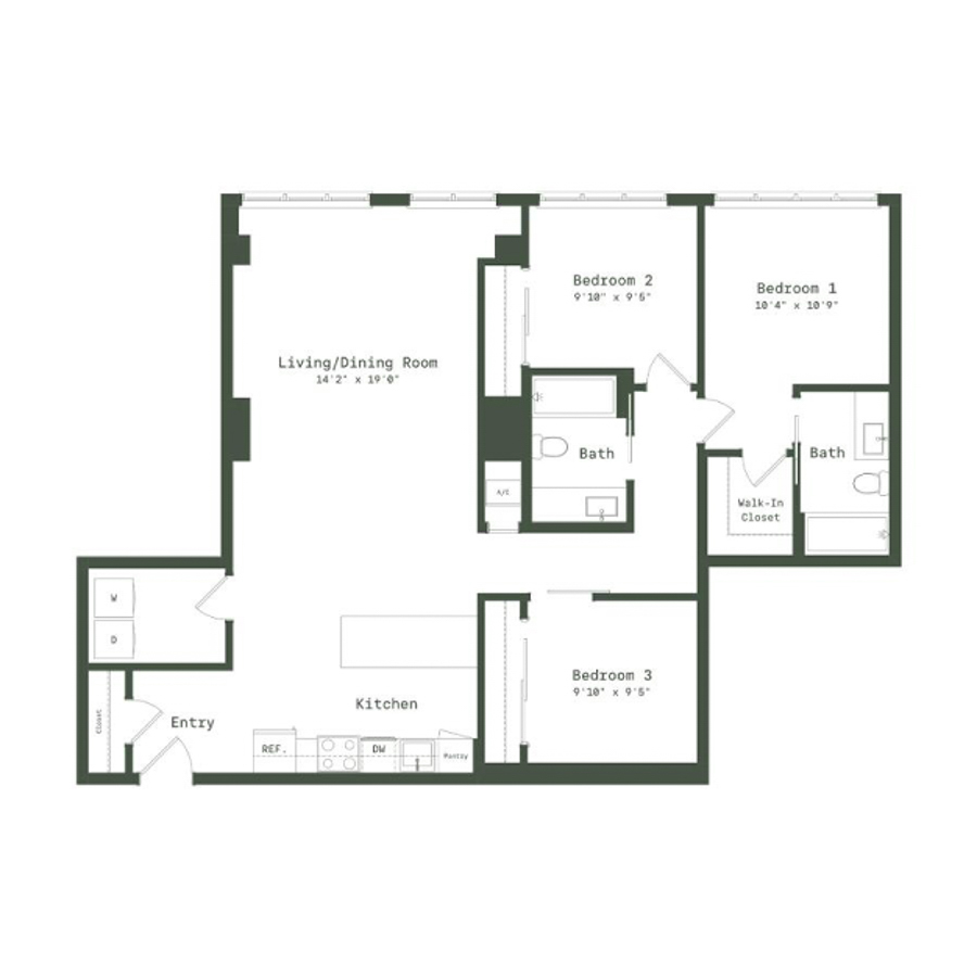 PE3 floor plan