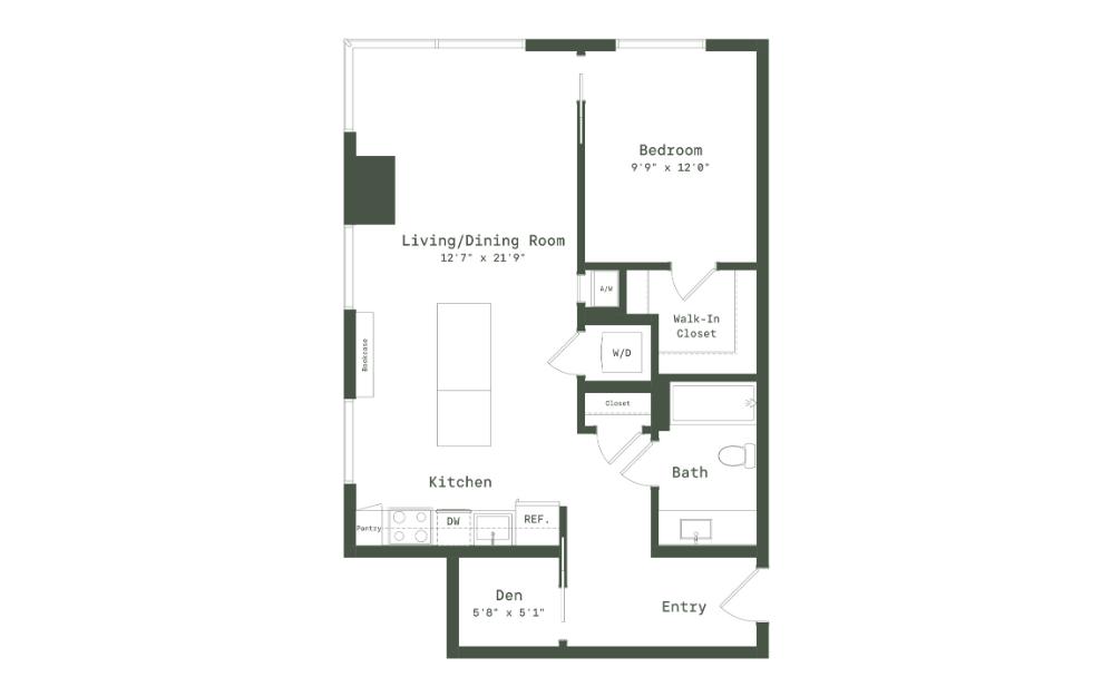 TC1D floor plan
