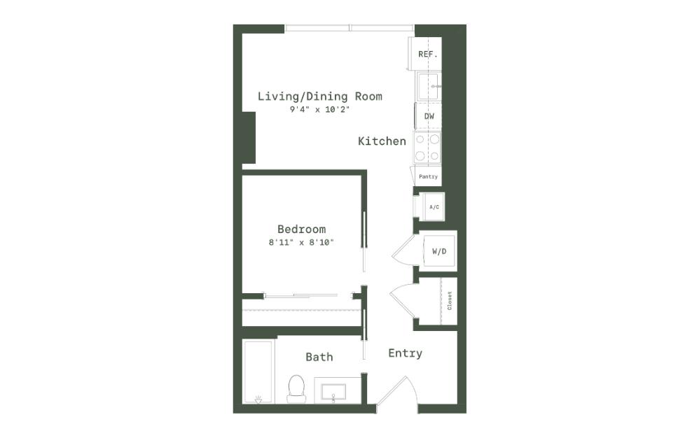 TA1 floor plan