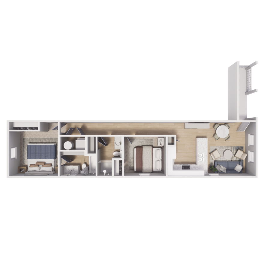 B2 floor plan